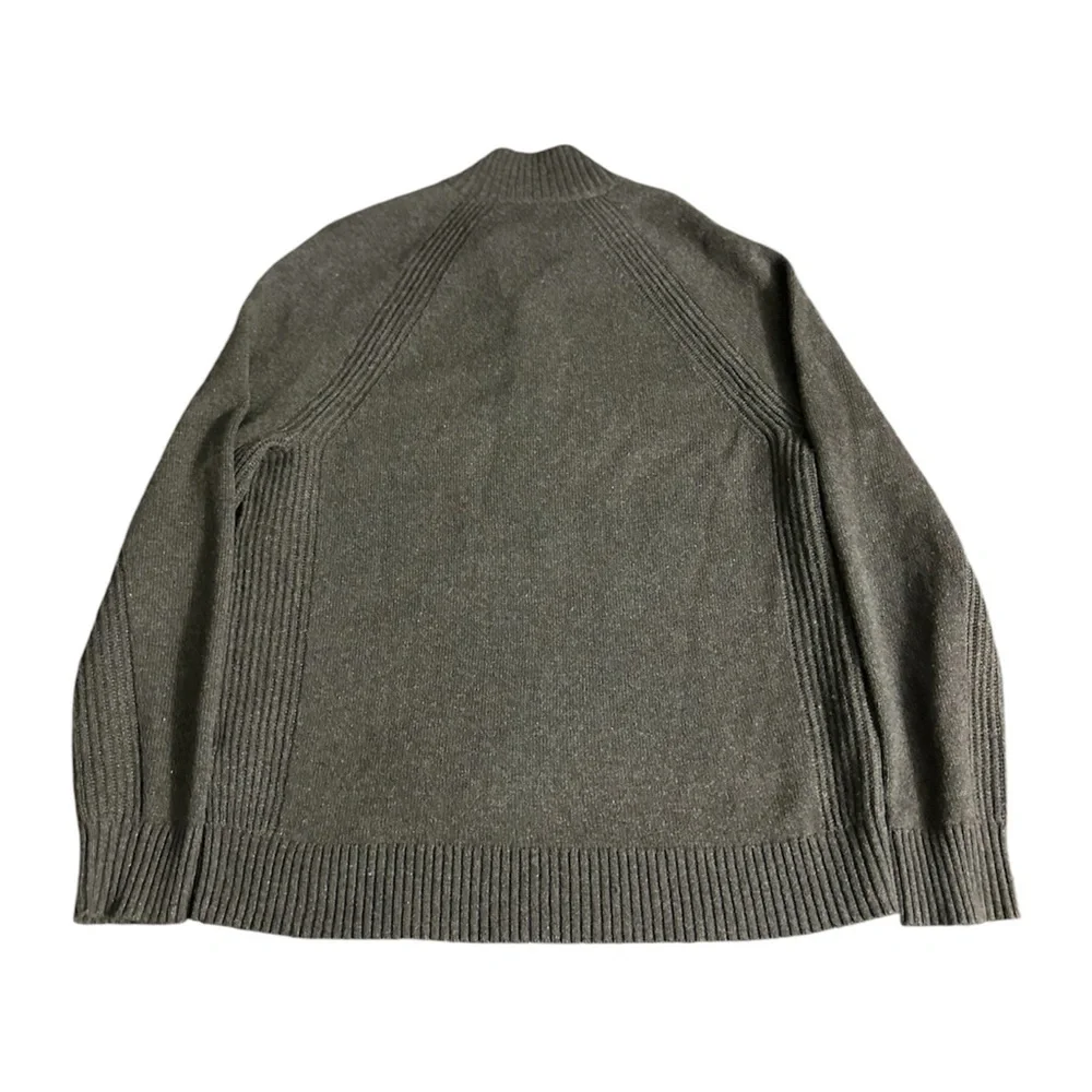 Banana Republic 100% Extra Fine Merino Wool Italian Yarn MockNeck Sweater L